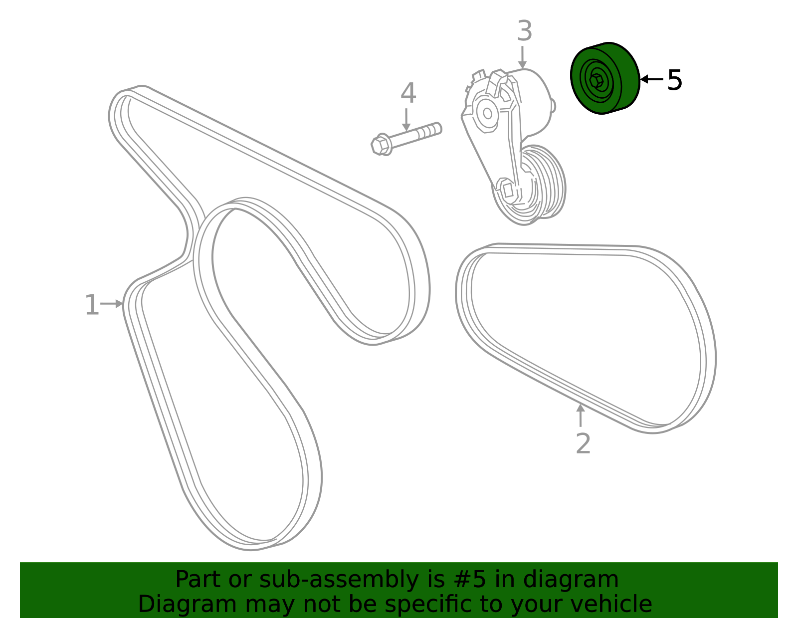 بكرة سير مكينة شفروليه (GM) | تشغيل أنعم وتقليل الصفير - الصورة 2
