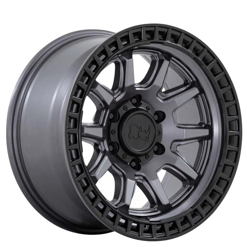 جنوط BLACK RHINO CALICO لون جرانيت أسود بحجم 17"
